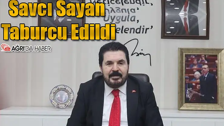 Savcı Sayan Hastaneden Taburcu Oldu