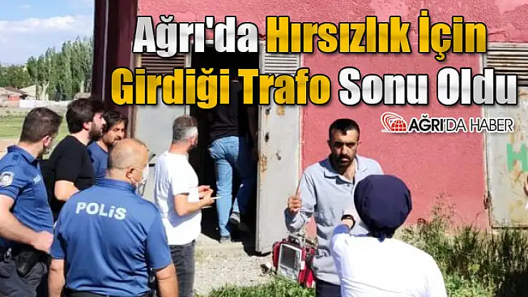 Ağrı'da Hırsızlık İçin Girdiği Trafo Sonu Oldu