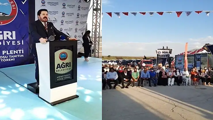 Bölgenin En Büyük Asfalt Plenti Ağrı'da Kuruldu