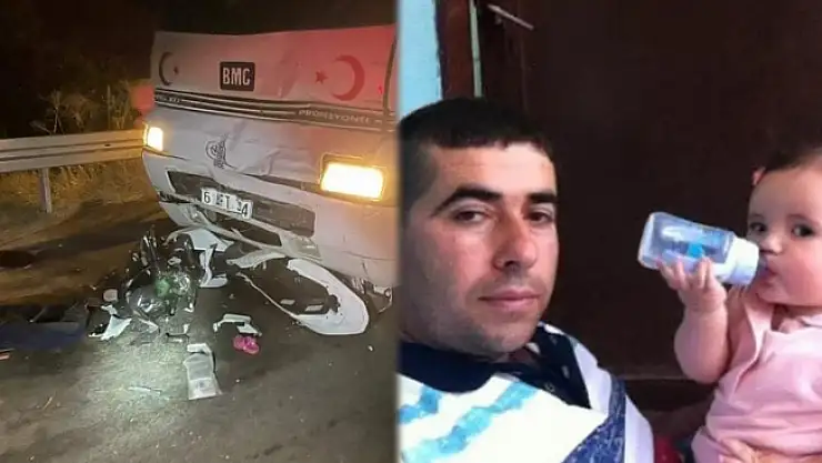 Trafik Kazasında Baba ve Küçük Kızı Öldü