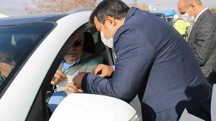 Diyadin'de emniyet kemeri kontrolü yapıldı