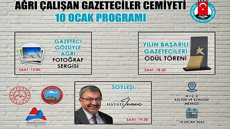 AÇGC'den 10 Ocak Çalışan Gazeteciler Günü Programı
