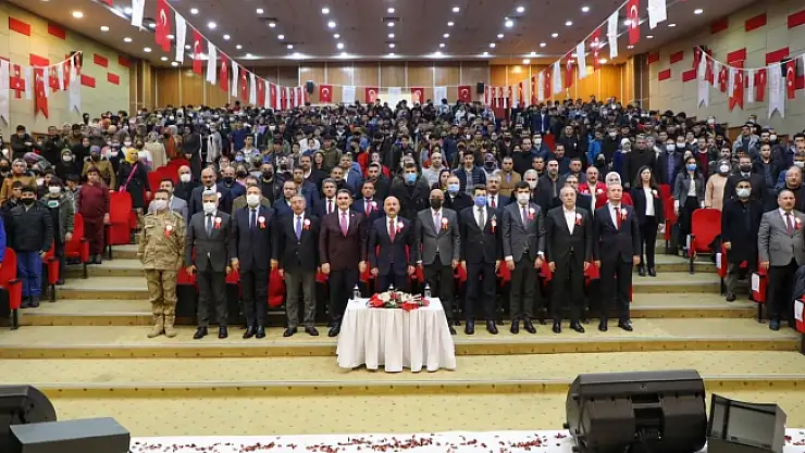 Ağrı'da 12 Mart İstiklal Marşı'nın Kabulü kutlandı