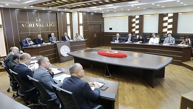 Ağrı'da çocuk koruma il koordinasyon kurulu toplantısı