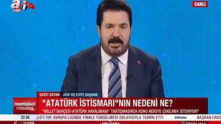 SON DAKİKA... SAVCI SAYAN, ATATÜRK YAŞASAYDI CHP'YE OY VERMEZDİ!
