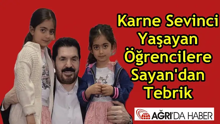 Karne Sevinci Yaşayan Öğrencilere Sayan'dan Tebrik