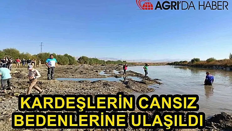 Ağrı'da dereye giren kardeşlerin cansız bedenlerine ulaşıldı