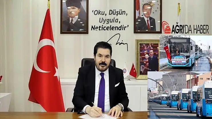 Ağrı'da toplu taşıma ücretlerine zam yok!