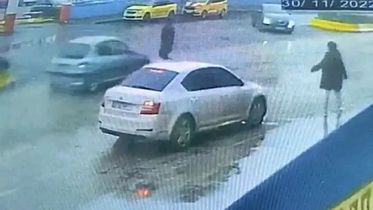 Ağrı'daki feci kaza kameralara yansıdı