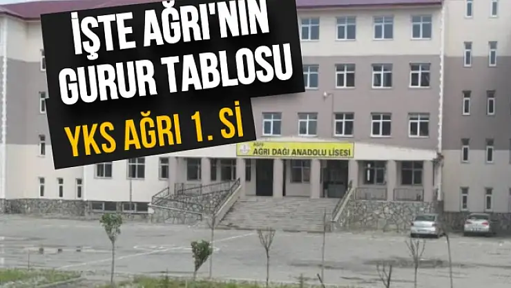 Ağrı Dağı Anadolu Lisesi YKS'de başarısını sürdürdü