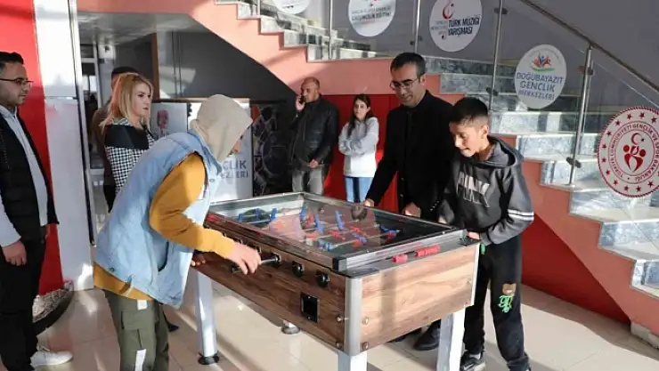 Ağrı'da Gençlik ve Spor İl Müdürü'nden Doğubayazıt'ta tesis ziyareti