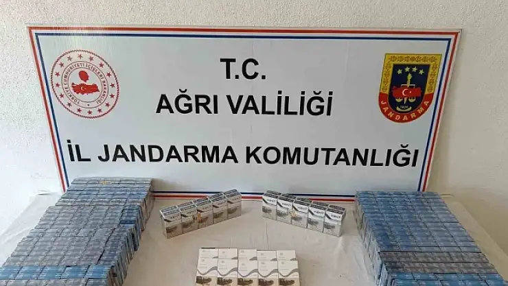 Ağrı'da 655 paket kaçak sigara ele geçirildi