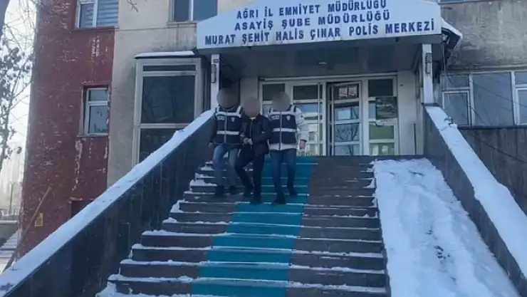 Ağrı'da 24 yıl cezası olan şahıs yakalandı