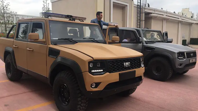 Zırhlı Pikap Araç Görev için Hazır!