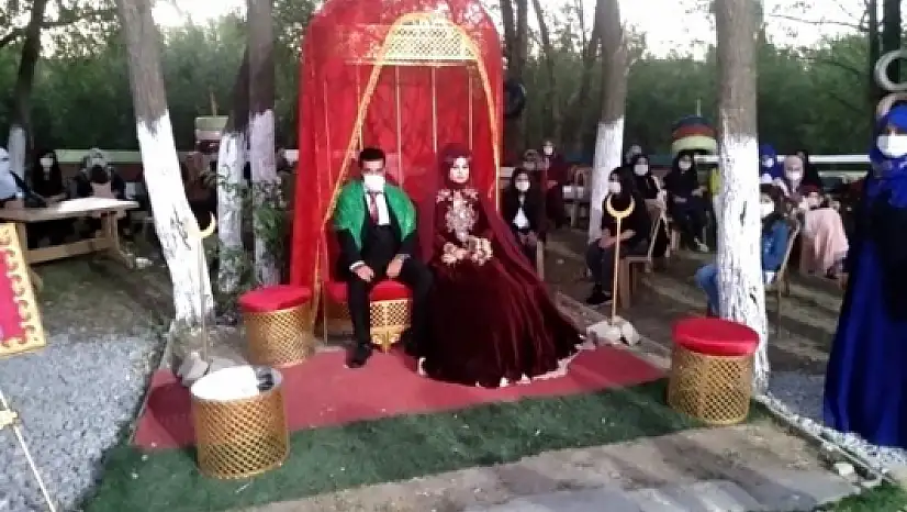Tutak'ta düğünlere korona virüs denetimi
