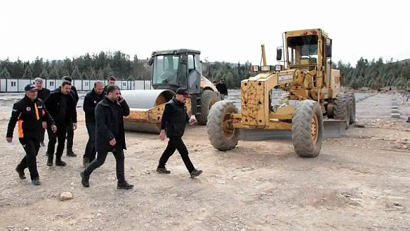 Ağrı Valisi, Karacasu'da incelemelerde bulundu