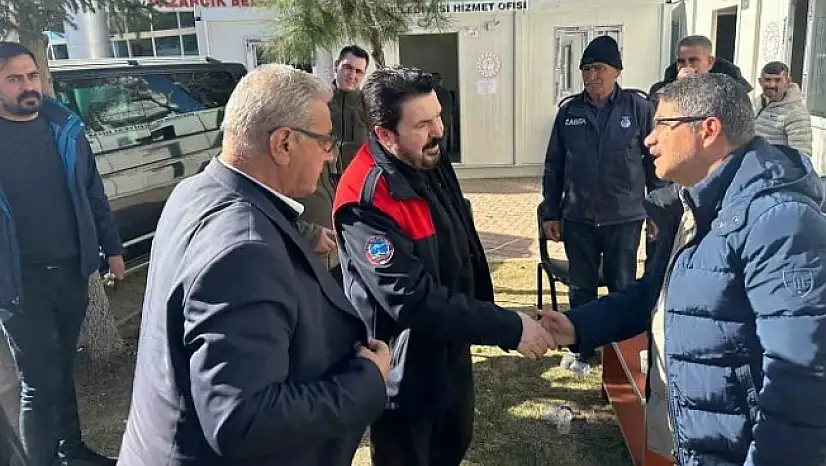 Savcı Sayan, Kahramanmaraş'ta afet çalışmalarını sürdürüyor