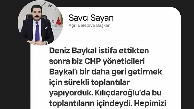 Savcı Sayan: Huylu huyundan vazgeçmez!