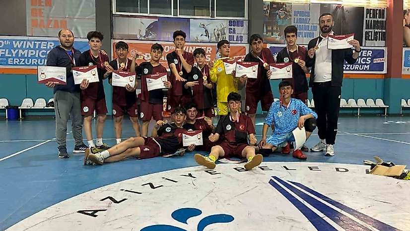 Patnos YİBO Futsalda bölge şampiyonu