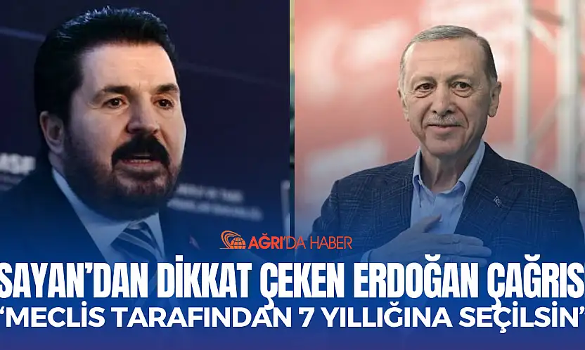 Savcı Sayan'dan dikkat çeken Erdoğan çağrısı: 'Meclis tarafından 7 yıllığına seçilsin'